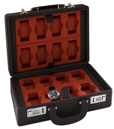 Scatola del Tempo Watch Box Valigetta 16 Grey Orange 05011 Grey Orange