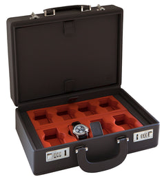 Scatola del Tempo Watch Case Valigetta 16 Grey Orange