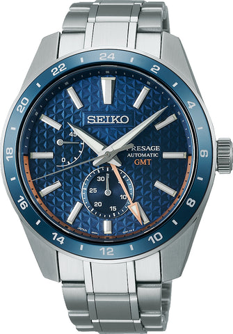 Seiko Presage Watch Sharp Edged GMT SPB217J1