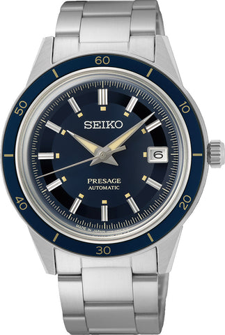 Seiko Presage Watch 60s Style SRPG05J1