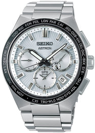 Seiko Astron Watch Sunray Silver Lining GPS Solar SSH117J1