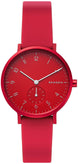 Skagen Watch Aaren Kulor Red Silicone Unisex SKW2765