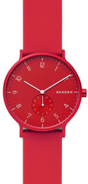 Skagen Watch Aaren Kulor Red Silicone SKW6512