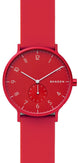 Skagen Watch Aaren Kulor Red Silicone SKW6512