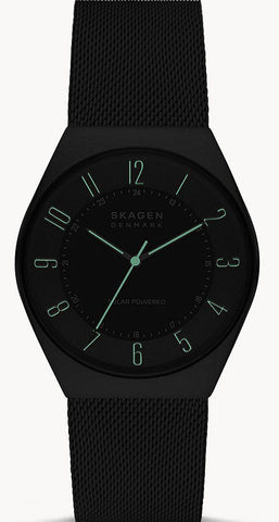 Skagen Grenen Solar Charcoal Steel Mens