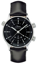 Sinn Frankfurt Finance Center Watch 6066 D 6066.010 Leather Strap