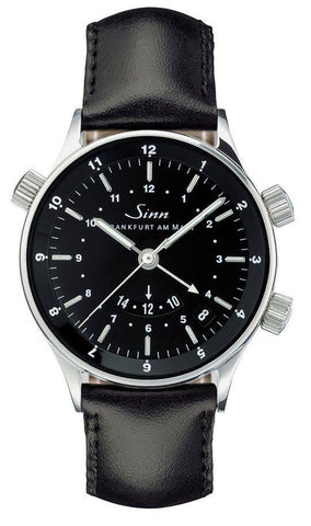 Sinn Frankfurt Finance Center Watch 6066 D 6066.010 Leather Strap