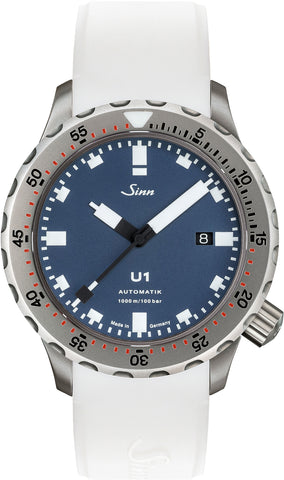 Sinn Watch U1 B Rubber 1010.0102 Rubber White