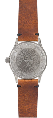 Sinn Watch 1800 Damaszener Cowhide Vintage Brown Limited Edition