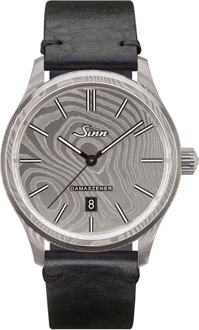Sinn Watch 1800 Damaszener Cowhide Vintage Black Limited Edition 1800.040 Cowhide Vintage Black