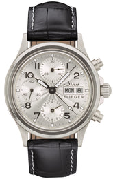 Sinn Watch 356 Sa Pilot III Aligator Leather Black