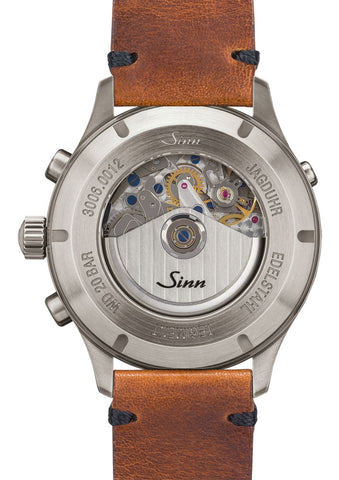 Sinn 3006 Hunting Vintage Cowhide Brown Watch