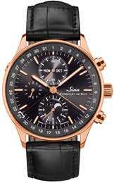 Sinn Watch Frankfurt Financial District 6012 Rose Gold Anniversary Limited Edition 6012.021 Alligator Black