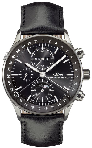 Sinn Watch Frankfurt Financial District 6012 Leather Black 6012.010 Leather Black