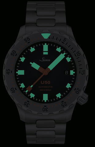 Sinn U50 Tegimented Silicone Black Watch