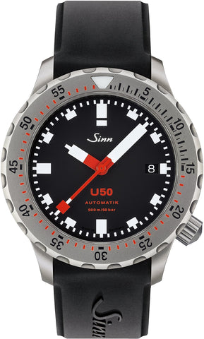 Sinn Watch U50 Silicone Black 1050.010 Silicone Black