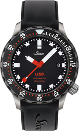 Sinn Watch U50 SDR Silicone Black 1050.040 Silicone Black