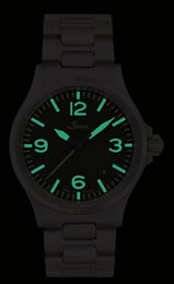 Sinn 556 A RS Black Cowhide Aligator Watch