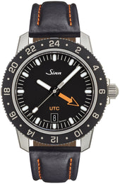 Sinn Watch 105 St Sa UTC Leather 105.020 COWHIDE ORANGE STITCH