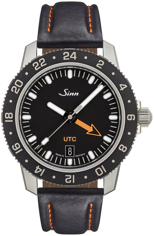 Sinn Watch 105 St Sa UTC Leather 105.020 COWHIDE ORANGE STITCH