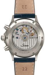 Sinn 358 Sa Pilot DS Vintage Leather Dark Brown Watch