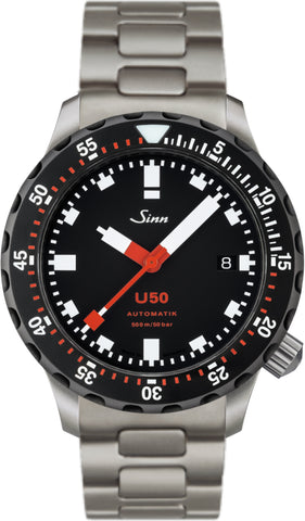 Sinn Watch U50 SDR Tegiment 2-Link Bracelet 1050.050 2-Link Bracelet