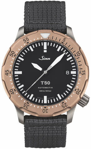 Sinn Watch T50 GBDR Leather Textile 1052.020 Leather/Textile