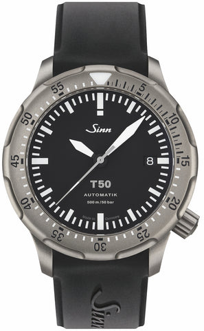 Sinn Watch T50 Black Silicon 1052.010 Black Silicone