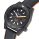 Squale Watch T183 Orange Forged Carbon Leather