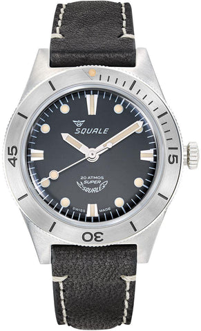 Squale Watch Supersquale Black SUPERSSBK
