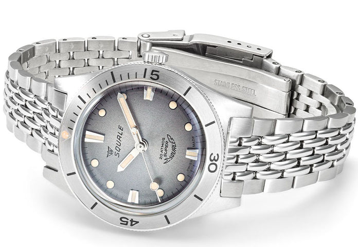 Squale SuperSquale Sunray Grey Bracelet Watch