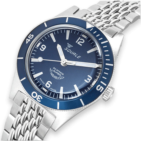 Squale SuperSquale Sunray Blue Bracelet Watch