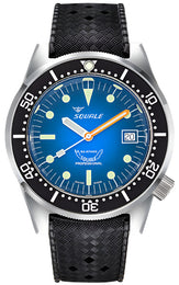 Squale Watch 1521 Blue Ray Rubber 1521PROFD.HT