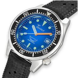 Squale Watch 1521 Blue Ray Rubber