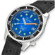 Squale 1521 Blue Ray Rubber Watch