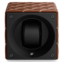 Swiss KubiK Watch Winder Single Honey Couture Leather