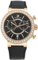 Swarovski Watch Citra Sphere Chrono Black Rose Gold Tone 5055209