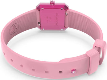 Swarovski Silicone Pink Watch
