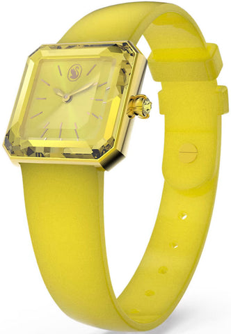 Swarovski Silicone Yellow Watch