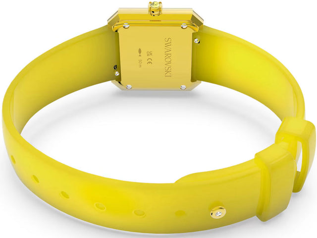 Swarovski Silicone Yellow Watch