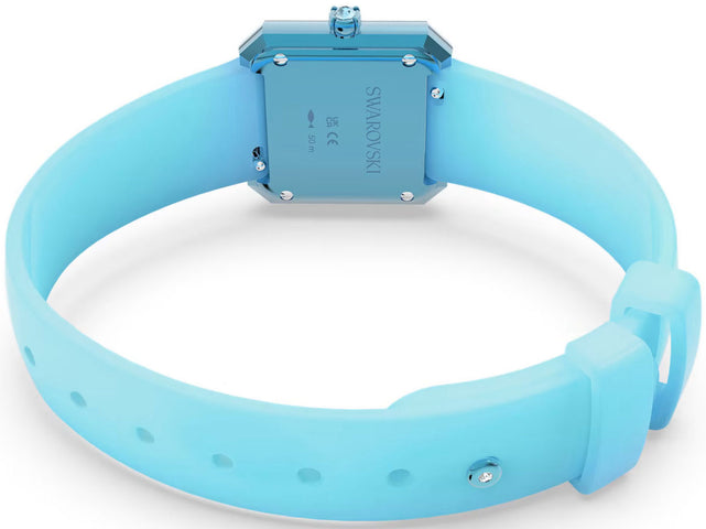 Swarovski Silicone Blue Watch