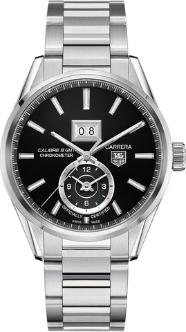 TAG Heuer Watch Carrera Grande Date GMT Calibre 8 WAR5010.BA0723