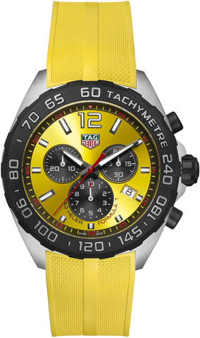 TAG Heuer Watch Formula 1 Chronograph Yellow CAZ101AM.FT8054