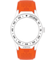 TAG Heuer Watch Strap Connected II Perforated Silicone Orange 1FT6081