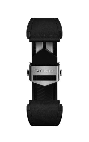 TAG Heuer Strap Bi-Material Leather Black BT6269