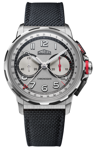Angelus Watch Chronodate Titanium White Limited Edition 0CDYF.W01A.K009B.