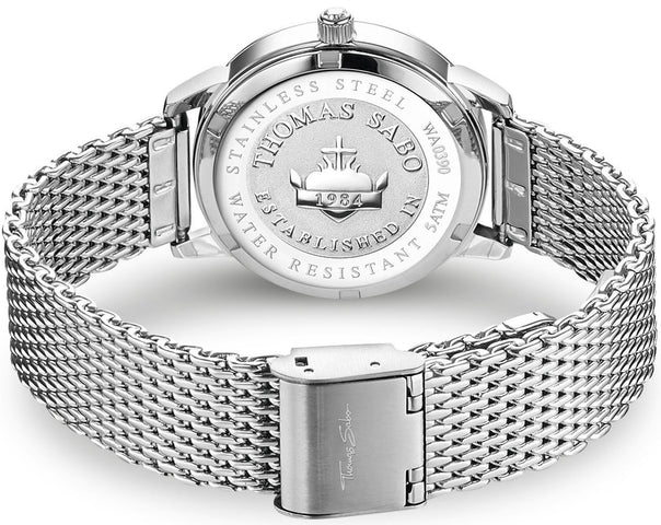 Thomas Sabo Snowflakes 3D Optics Blue Silver Ladies Watch D