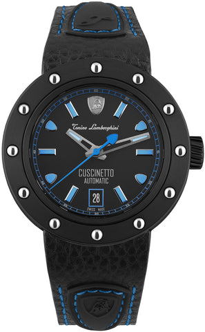 Tonino Lamborghini Watch Cuscinetto Black Blue TLF-T01-4