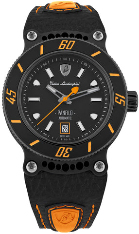 Tonino Lamborghini Watch Panfilo Black Orange TLF-T03-3