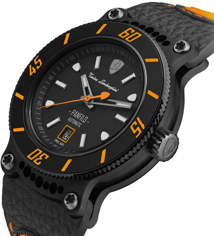 Tonino Lamborghini Watch Panfilo Black Orange